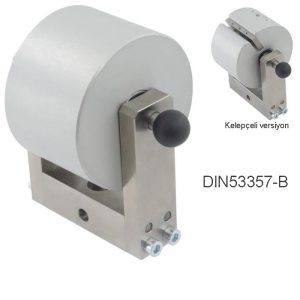 DIN53357-B'ye göre 90° soyulma açısında test etmek için döner tekerlek soyma aparatı Bantların plastik ve kağıt filmlerin lamine ayırma kaplamalarının yapışma mukavemeti i